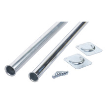 Knape & Vogt Closet Pro CD-0024-30/48ZC Heavy Duty nastaviteln tyc 30 by 48-palcov pozinkovan strbrn
