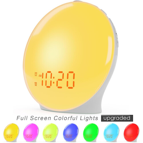 Wake Up Light Sunrise Alarm Clock for Kids