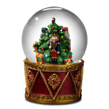 Nussknacker-Trommel-Wasserkugel von The San Francisco Music Box Company