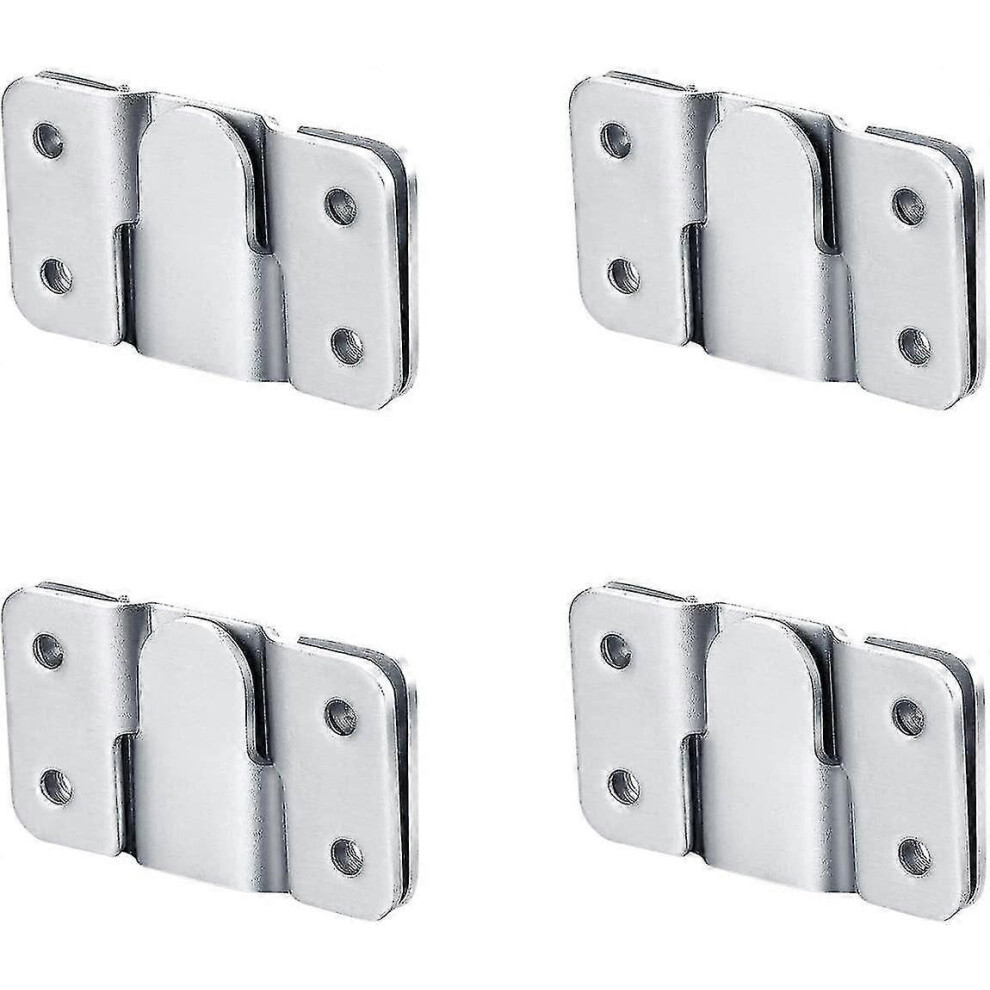 (As Show, One Size) Flush Mount Brackets, Headboard Wall Fixing Brackets Wall Mount Interlocking Z Clip Hook Hardware For Furniture Connecting, Pictur 5063595971860