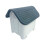 HugglePets HugglePets Plastic Dog Kennel (403) - Grey Roof 3