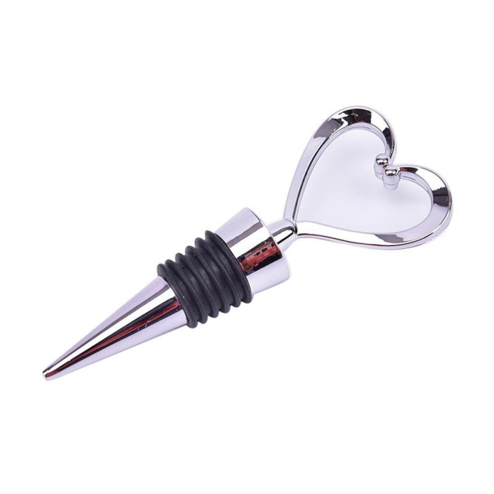 (heart-shaped) Bottle Stopper Elegant Wine Storage Twist Cap Plug Reusable Vacuum Sealed