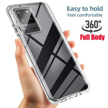 (clear, Samsung Galaxy A20E) 360 Full Body Cover Case for Samsung Galaxy A56 A55 A35 A25 A16 S25 S24 S23 FE S22 S20 Ultra S21 Plus A52 A54 A34 A14 A53 A33 A05S Clear Phone Cases