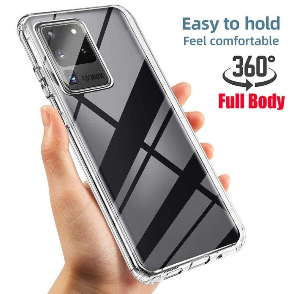 (clear, Samsung Galaxy A06) 360 Full Body Cover Case For Samsung Galaxy A56 A55 A35 A25 A16 S25 S24 S23 Fe S22 S20 Ultra S21 Plus A52 A54 A34 A14 A53 A33 A05s Clear Phone Cases