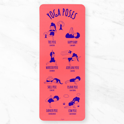 Myga Childrens Yoga Mat - Pose Explorer 2