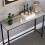 Vida Designs (Grey) Brooklyn Console Side Hallway Table 7