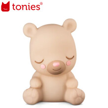 Tonies Night Light Tonie - Sleepy Bear: 75-min Sleepy Forest melodies, dimmable lights, works with Toniebox (Age 3+)