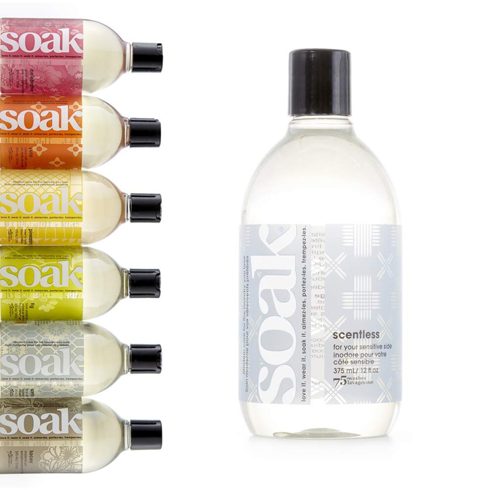 Soak Wash     D   tergent     lessive sans parfum 12 oz