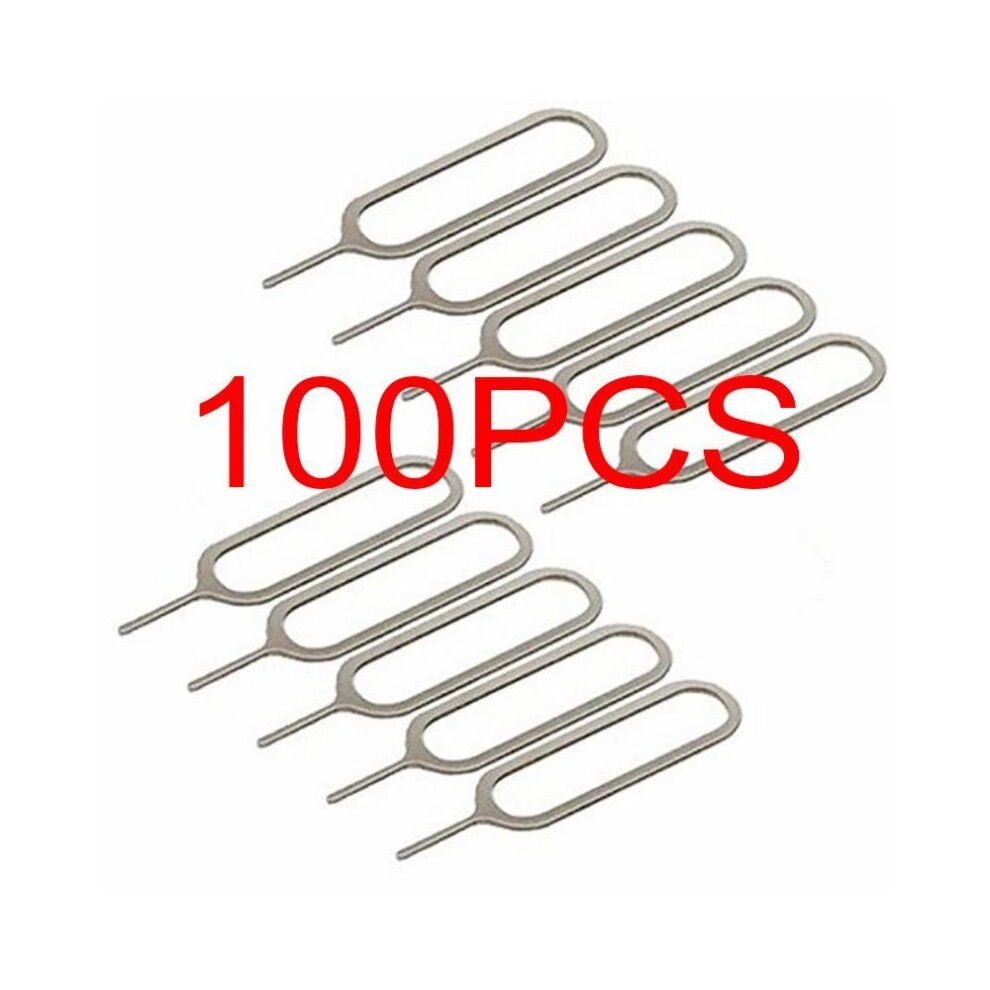 (as the picture, 100PCS) Sim Card Tray Ejector Eject Pin Key Removal Tool for Iphone Apple 15 14 13 Pro Max 12 11 6 6S 7 Plus Xiaomi Note 7 8 Mobile Phone Accessories