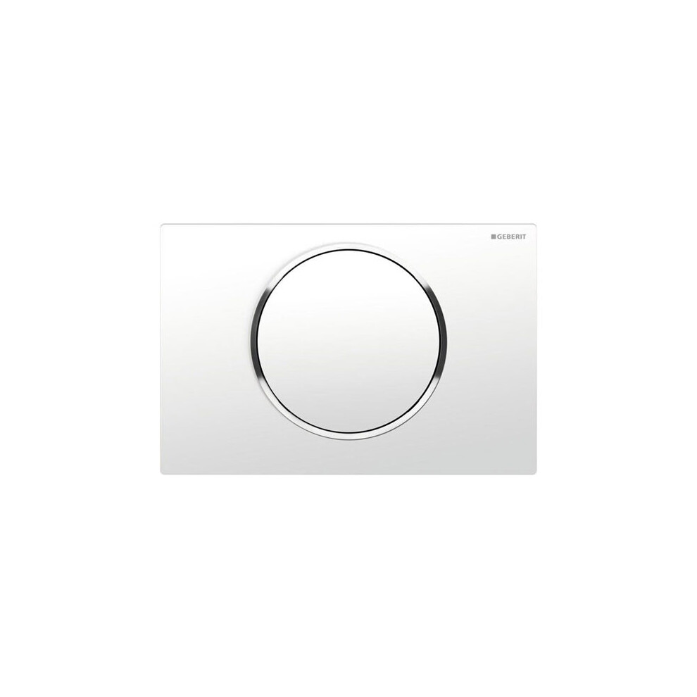 Geberit Sigma 10 Single Flush Plate White Gloss 115.758.KJ.5