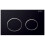 Geberit Geberit Omega20 Dual Flush Plate Black Gloss Chrome 115.085.KM.1 1
