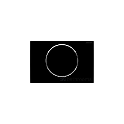 Geberit Geberit Sigma10 Single Flush Plate Black 115.758.KM.5