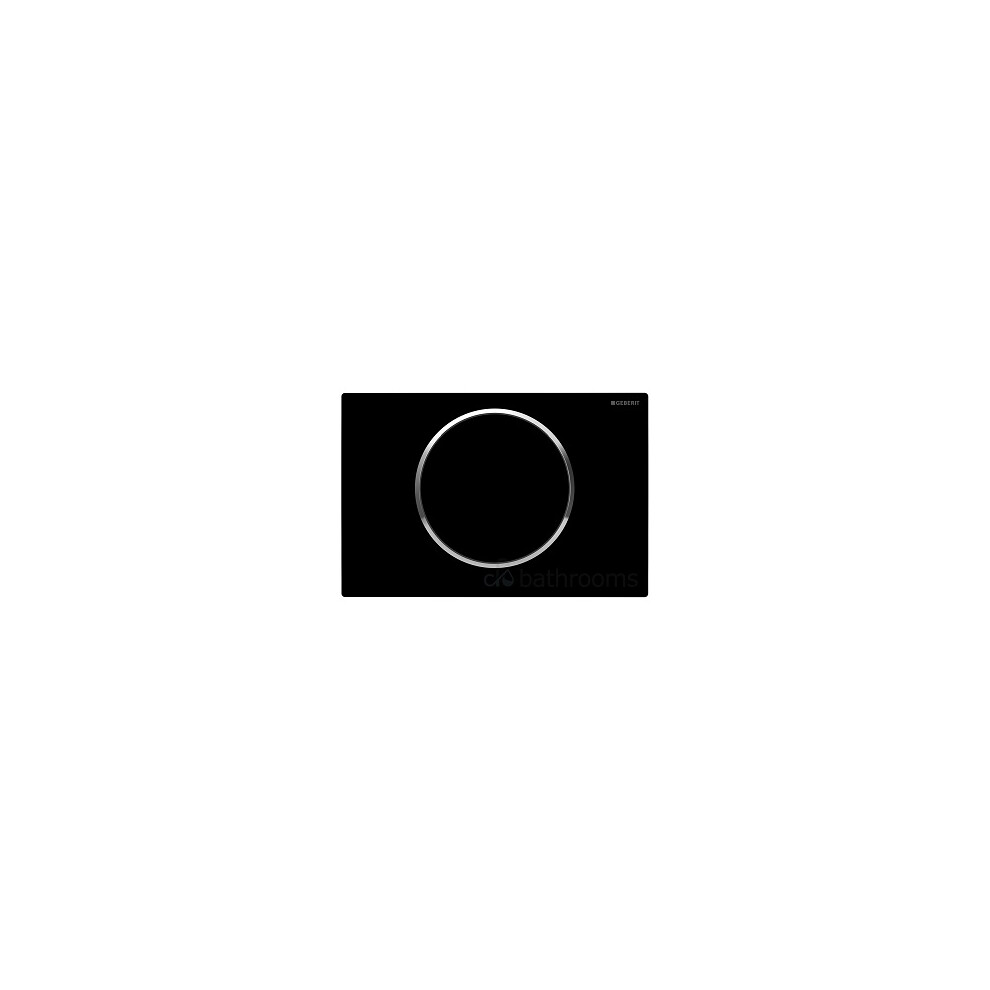 Geberit Sigma10 Single Flush Plate Black 115.758.KM.5