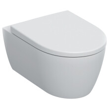 Geberit 501.664.00.1 iCon W/Hung Rimfree Pan S/C Seat