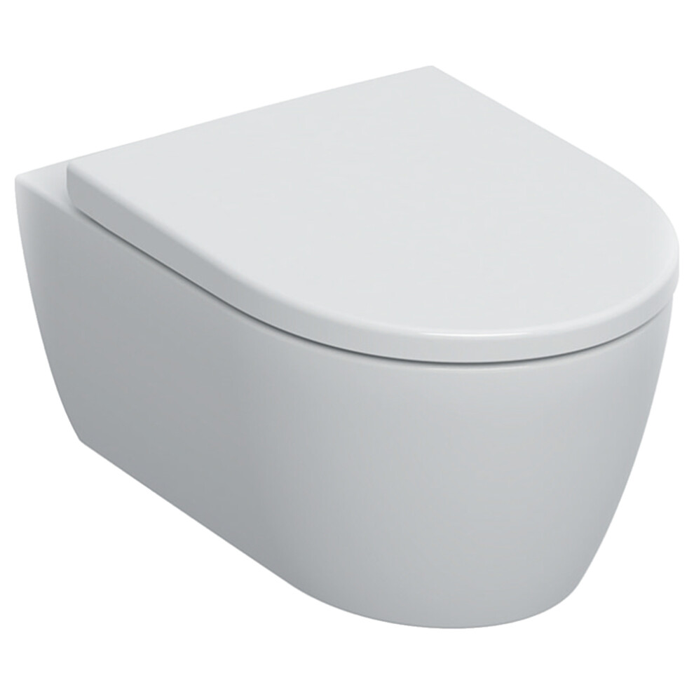 Geberit 501.664.00.1 Icon W/Hung Rimfree Pan S/C Seat
