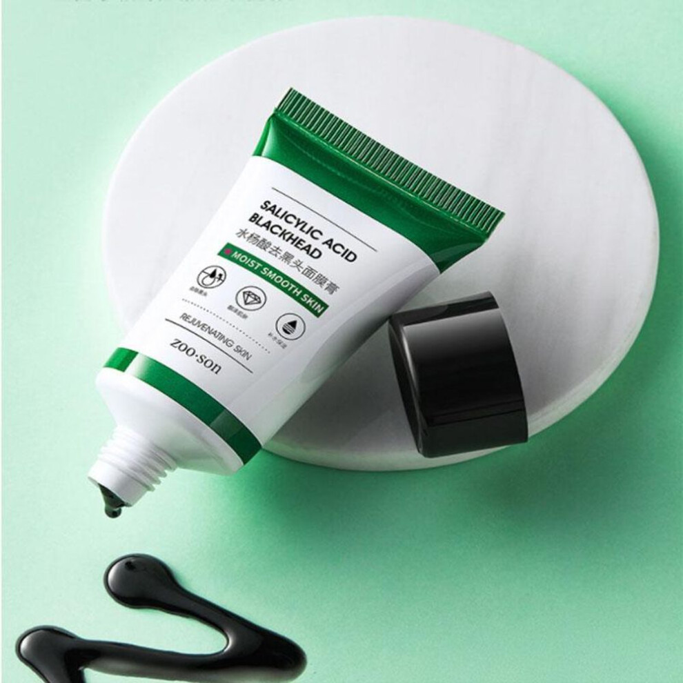 (as the picture, 40g) Salicylic Acid Blackhead Removal Nasal Mask Cream Cleans Pores And Improves Blackheads Gentle Application Peeling Mask