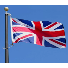 Large 5x3ft Union Jack Flag - UK British Polyester Banner with Eyelets