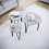 Vida Designs (Grey) Brooklyn Nest of 3 Coffee Side Tables 4