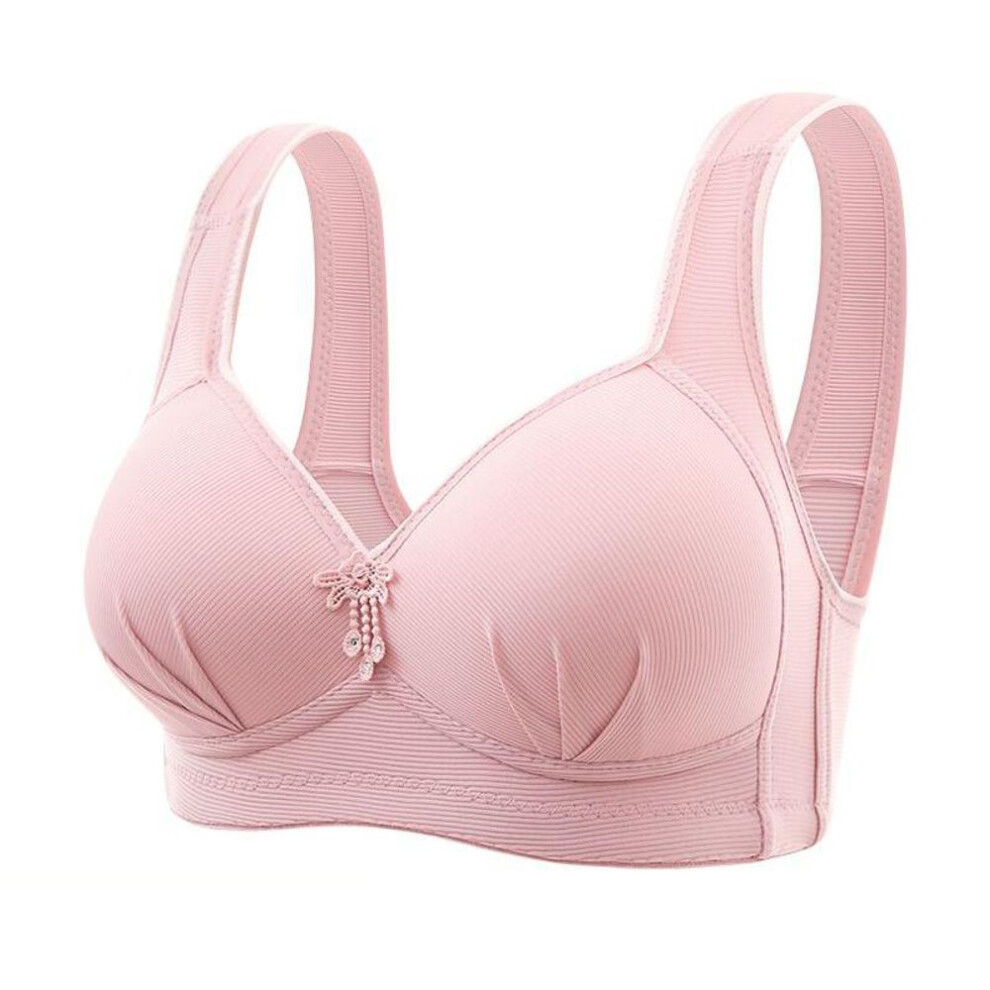 (pink, 80B) Female Underwear Breast Push Up Bra Padded Brassiere Lace Bras for Women Pushup Bra
