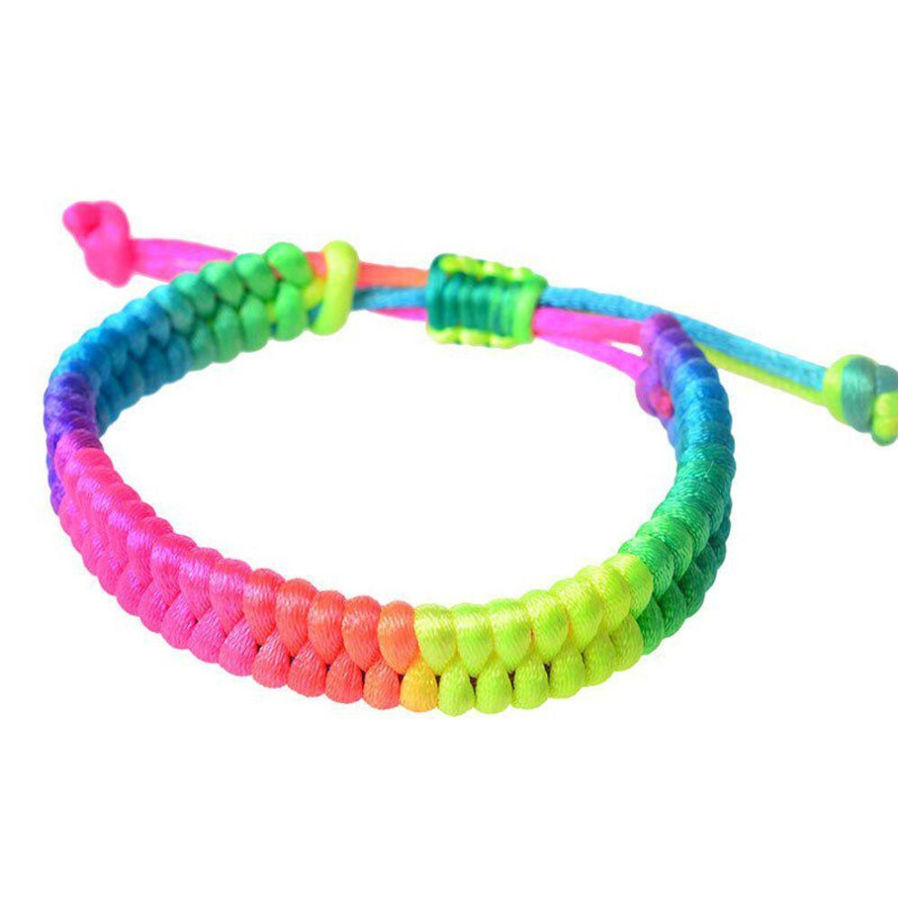 (multicolor) Red Tibetan Buddhist Good Lucky Charm Tibetan Bracelets For Women Men Handmade Knots Rope Bracelet