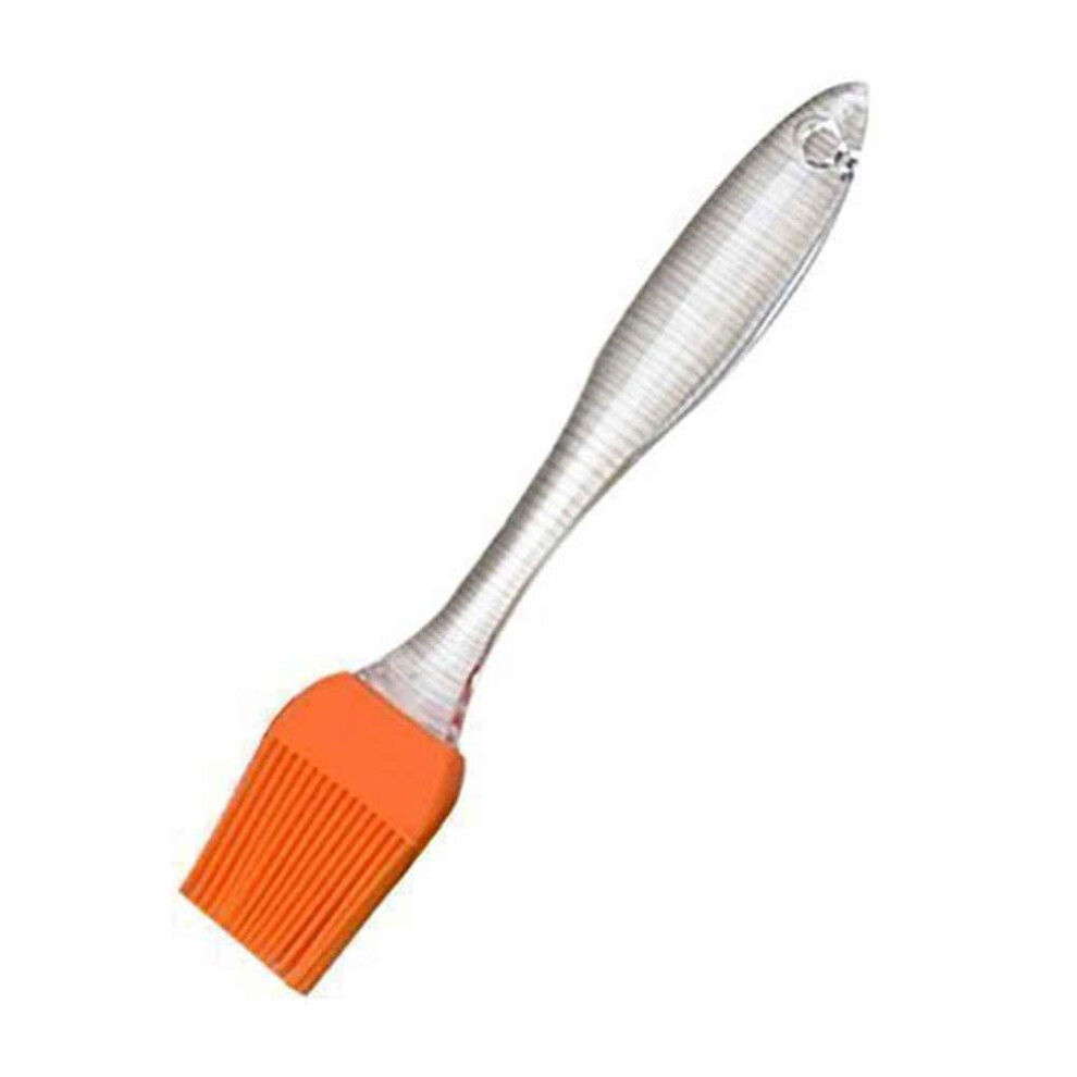 (orange) Silicone Baking Cooking Bbq Basting Brush Silicone Spatula Pastry Brush