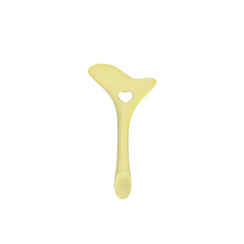(yellow, 1PCS) Silicone Eyeliner Stencils Wing Tips Marscara Drawing Lipstick Wearing Aid Face Cream Mask Applicator Makeup Tool Resusable