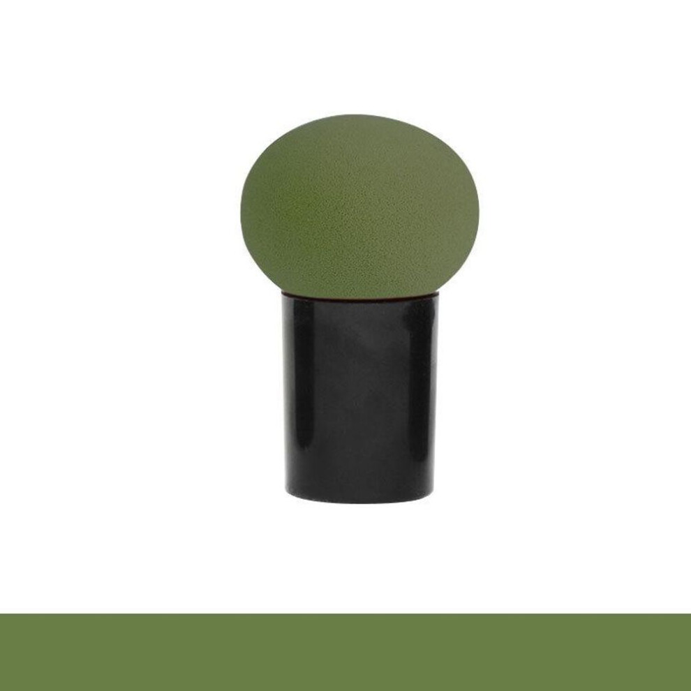 (green, without box) Mushroom Head Cosmetic Puff Foundation Makeup Sponge Powder Puff Smooth Sponge  Multi- Function Dry & Wet Beauty Makeup Tool