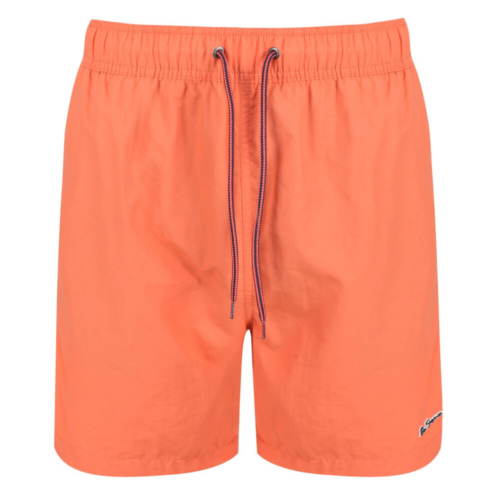 (Orange, Large) Ben Sherman South Beach Swim Shorts-image-OPC-PGB29CC-NEW