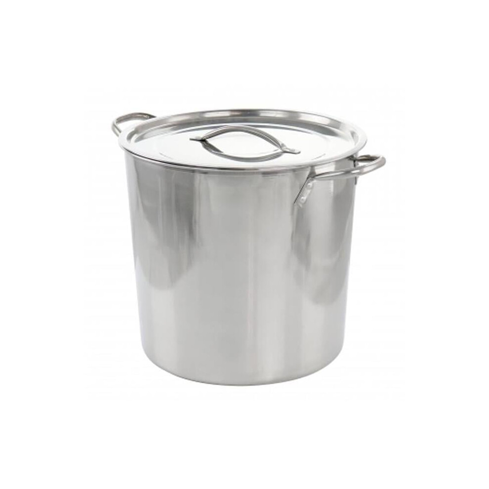 Gibson Everyday 96330.01 16 qt. Whittington Stainless Steel Stock Pot with Lid