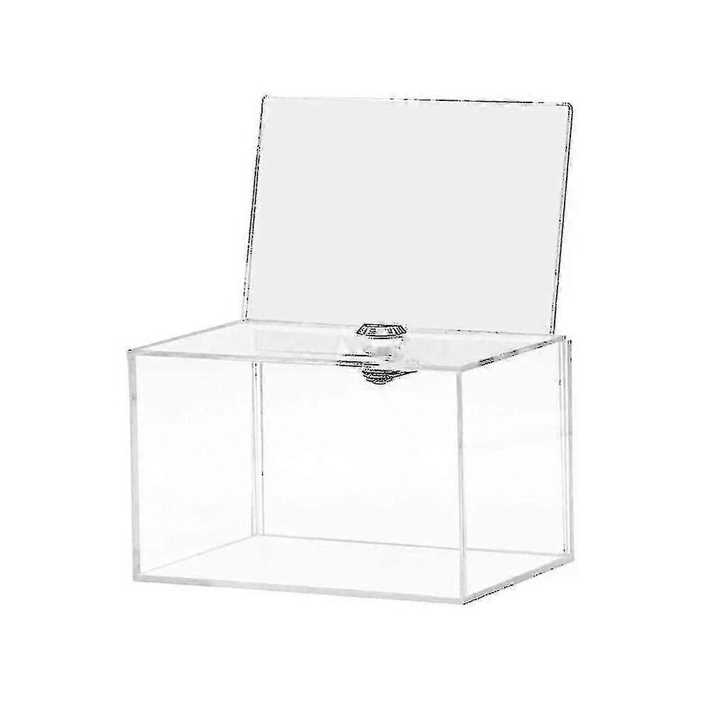 (As Show, One Size) Acrylic Donation Box - Box For Voting, Charity, Polls, Surveys, Sweepstakes, Contests, Advice, Tips 5062994713231