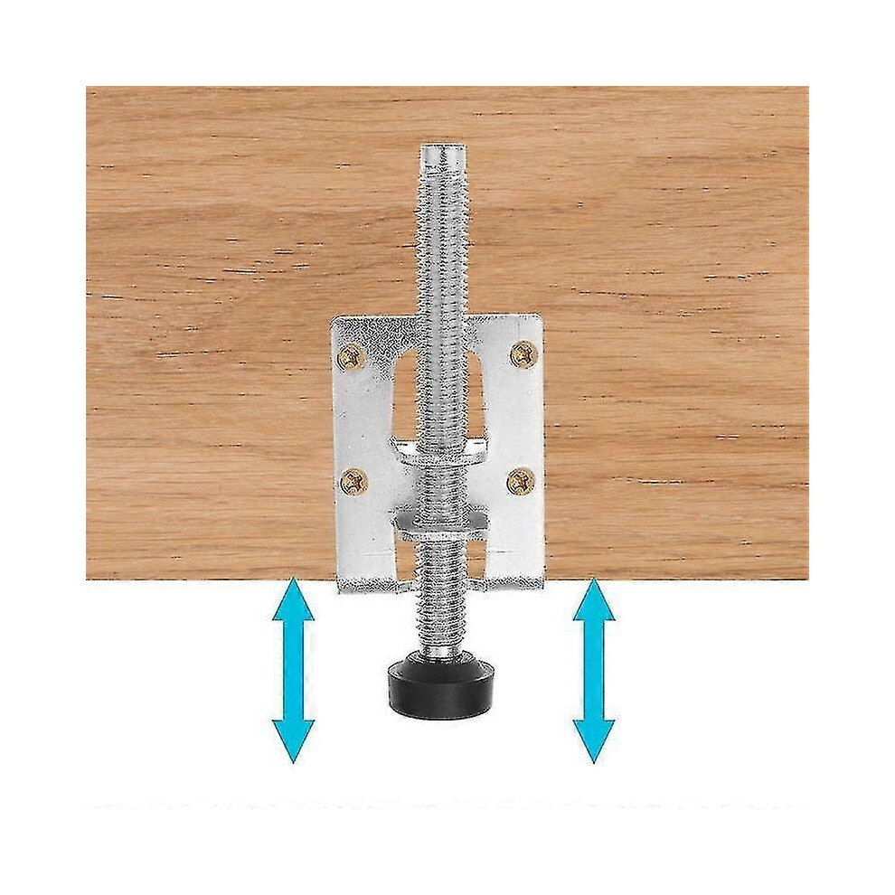 (10.5X4cm, One Size) 4Pcs Adjustable Leveling Feet Heavy Duty Height Adjuster Furniture Leveler Foot 5063595982712