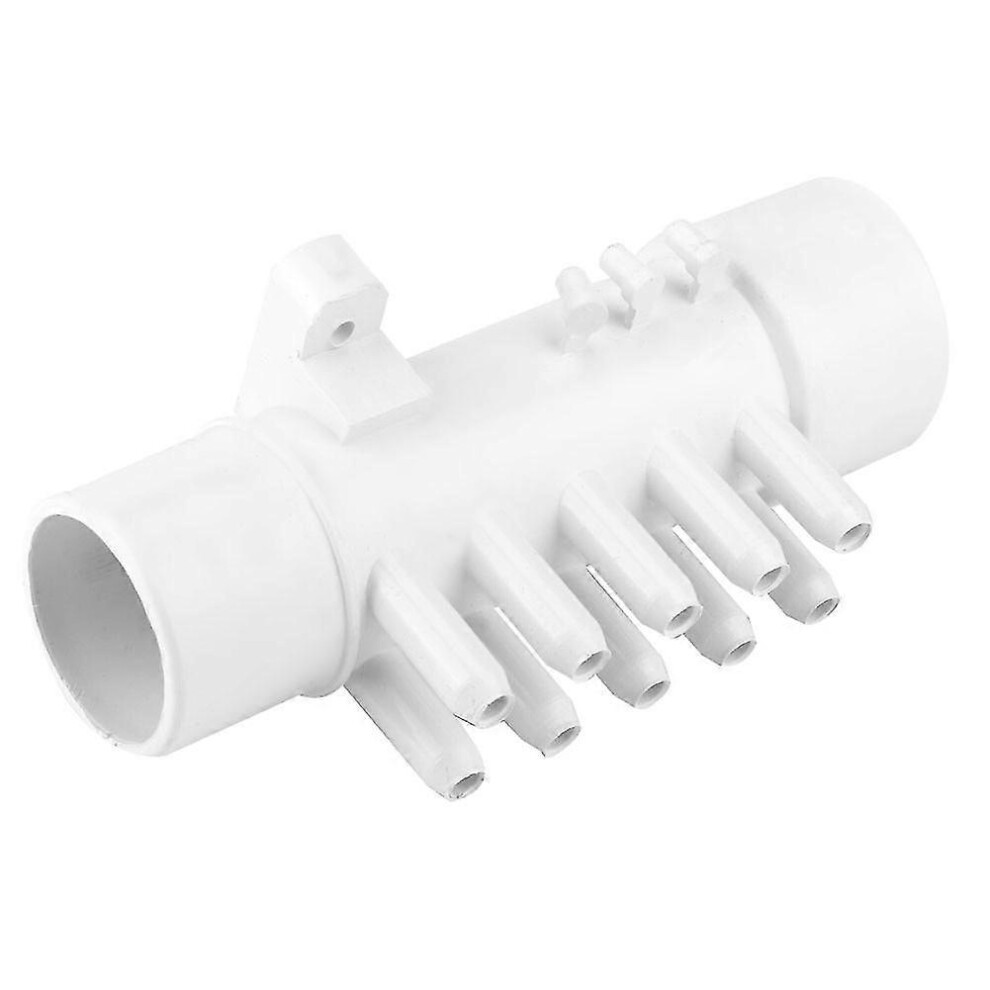 (As Show, One Size) 1.5In 10Mm 10 Port Pvc Pool Plumbing Manifold Hot Spring Bathtub Swimming Pool Spa Accessories 5062994717888