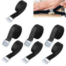 (25mm, One size) 10pcs Lashing Straps Car Roof Rack Straps Cam Buckle Tie Down Strap