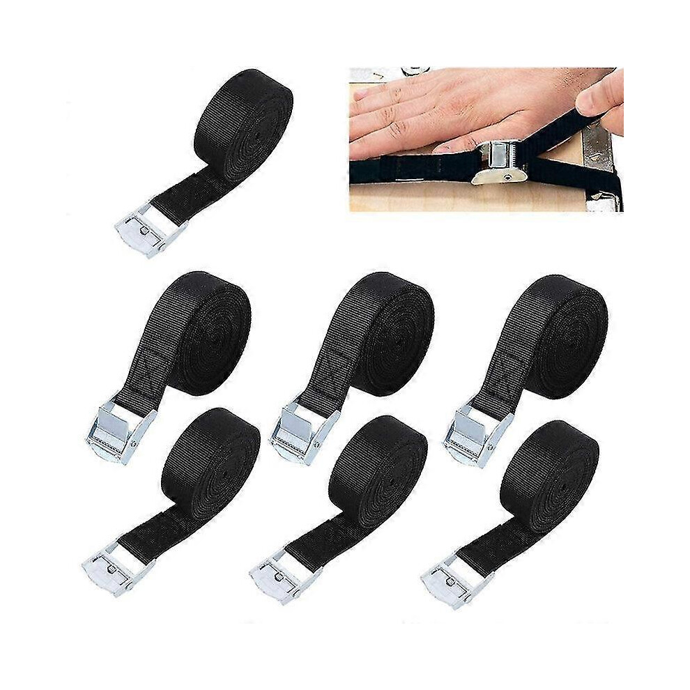 (25Mm, One Size) 10Pcs Lashing Straps Car Roof Rack Straps Cam Buckle Tie Down Strap 5063595971877