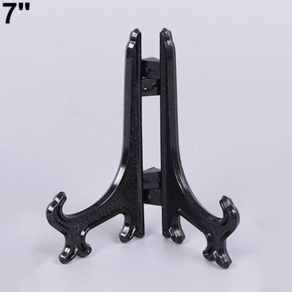 (as the picture, 7 Inch) 3/5/7/9 Inch Display Easel Stand Plate Bowl Picture Photo Frame Pedestal Holder