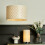 (Ivory) Litecraft Sovin Woven Easy Fit Drum Light Shade 3