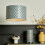 (Silver) Litecraft Sovin Woven Easy Fit Drum Light Shade 3