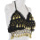 Δαντελένιο πλισέ σιφόν κέρμα Belly Dance Bra Top Στολή 8