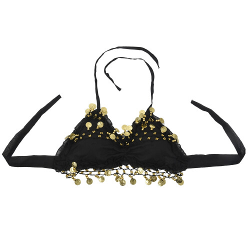 Δαντελένιο πλισέ σιφόν κέρμα Belly Dance Bra Top Στολή 1