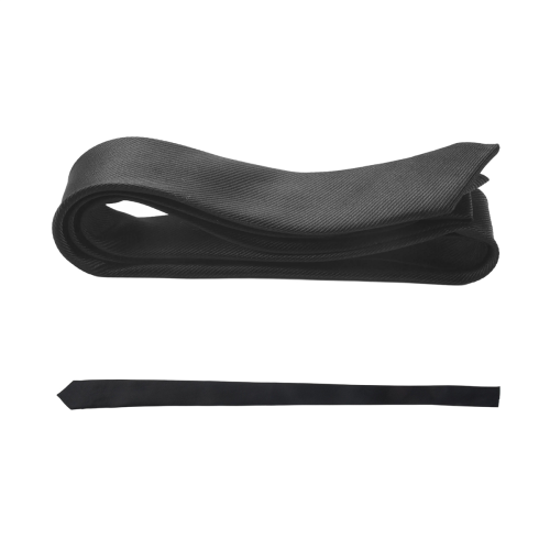 2" Φαρδύ μοτίβο Self Tie Skinny Necktie Μαύρο για Γυναικεία