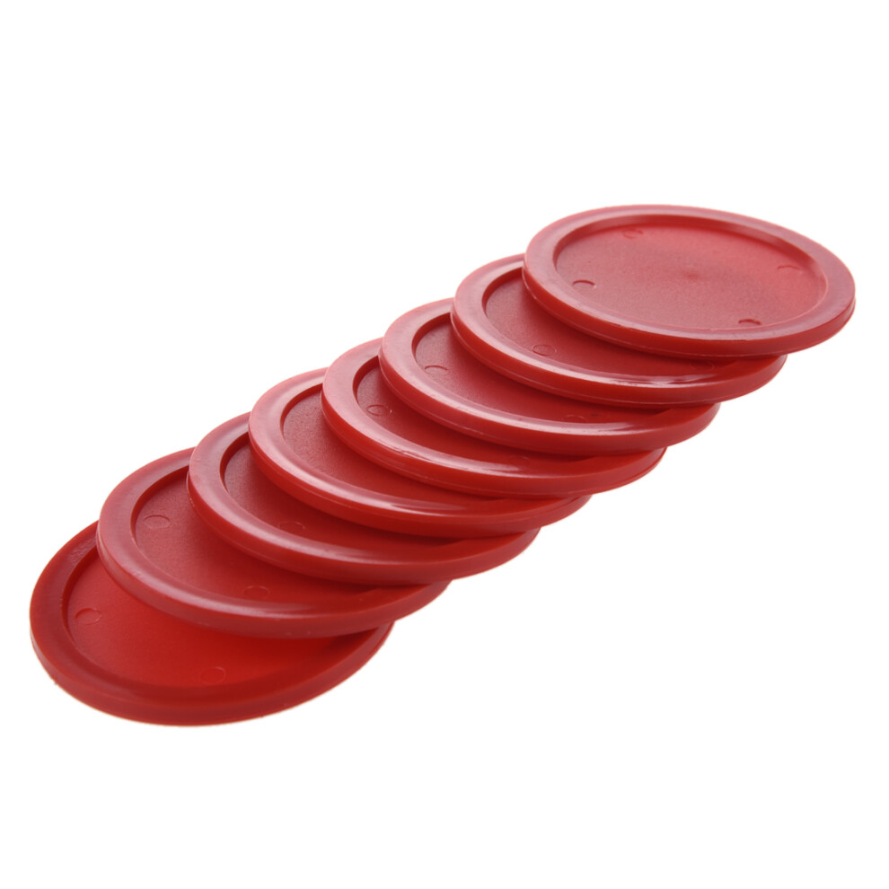 Red Air Hockey Set (8 pcs. 63 mm Puck)-image-OPC-PGB2DPC-NEW