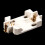 20 stuks witte behuizing CR2032 SMD celknoopbatterijhouder socket case 9