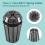 7 τμχ 1-7mm ER11 Spring Collet για CNC Workholding Χαρακτική & Εργαλείο Τόρνου φρεζαρίσματος 8