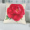 Capa de almofada decorativa vintage floral/flor linho capa de almofada sof? rosa 6