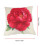 Capa de almofada decorativa vintage floral/flor linho capa de almofada sof? rosa 9