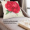 Capa de almofada decorativa vintage floral/flor linho capa de almofada sof? rosa 3