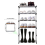 Stackable Small Shoe Rack, Entryway, Hallway and Closet Space Saving Storage Organization (3-Tier, Black) 8