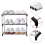 Stackable Small Shoe Rack, Entryway, Hallway and Closet Space Saving Storage Organization (3-Tier, Black) 5