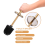 Αξεσουάρ εργαλείων κιτ καθαρισμού μπάνιου με χρυσή μακριά λαβή 8