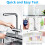 16 in 1 Drinking Water Test Kit, Testing Kits for 100 PCS Quality Strips,Free Chlorine 7